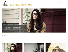 Tablet Screenshot of factoryportland.com